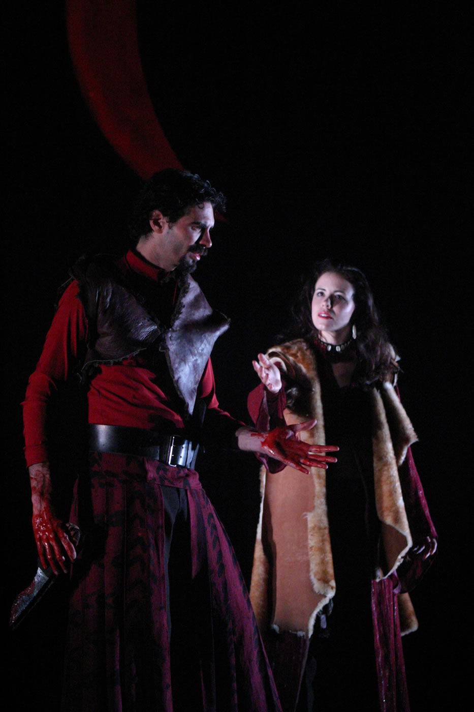 Macbeth and Lady M - Macbeth, Texas Shakespeare Festival